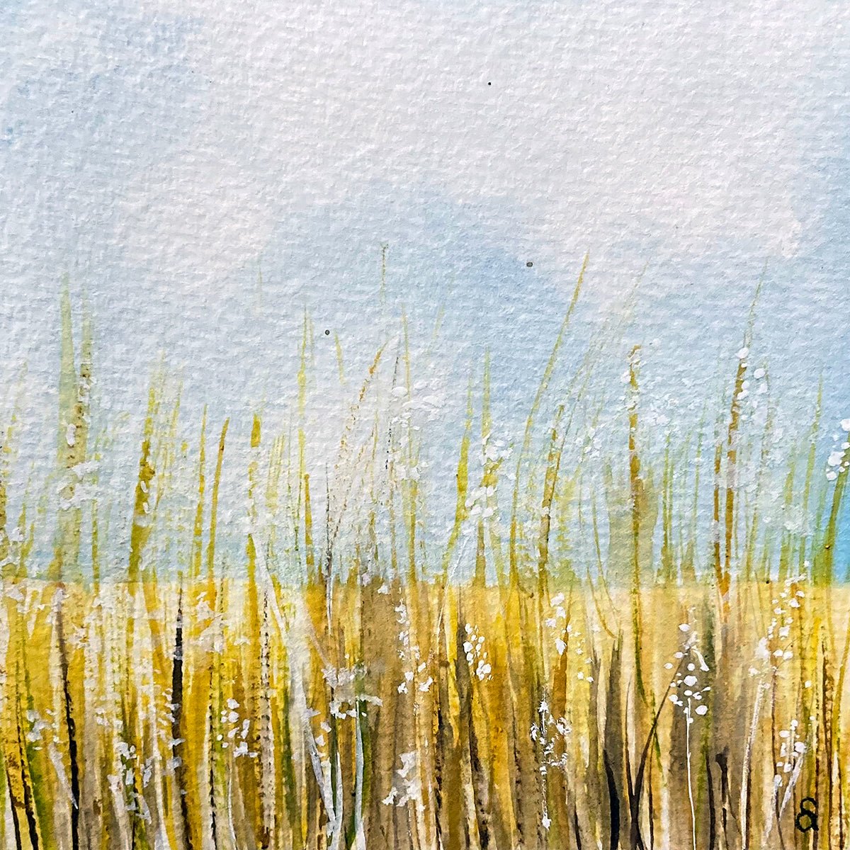 1883 Golden Prairie Grass - Riverlight Art Studio