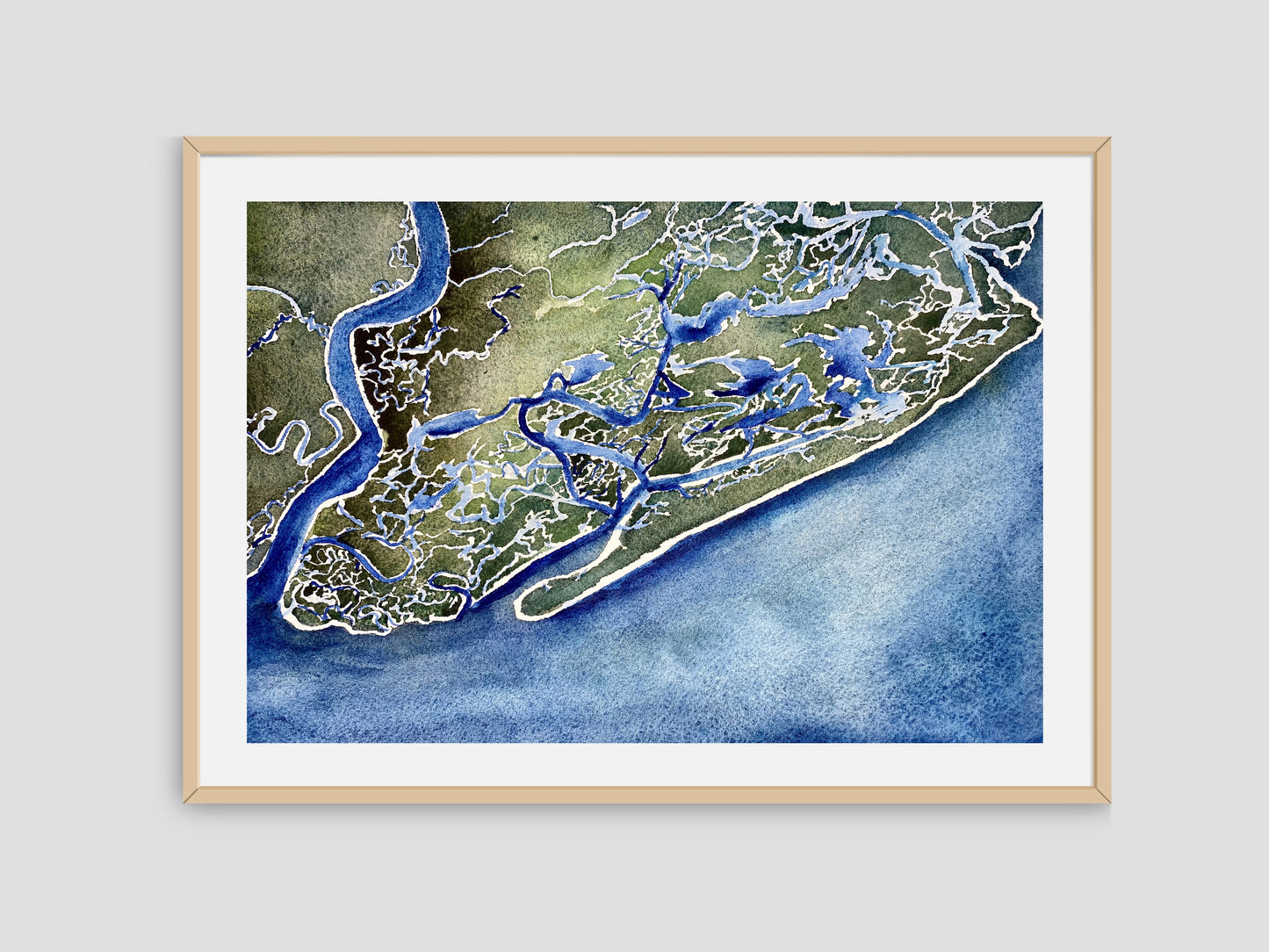 James Island and Folly Beach Satellite Map