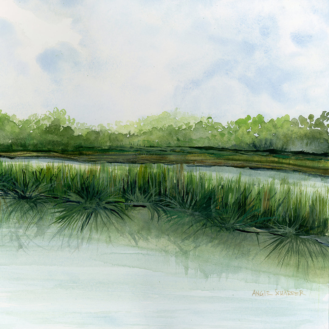Hobcaw Creek I'on Print