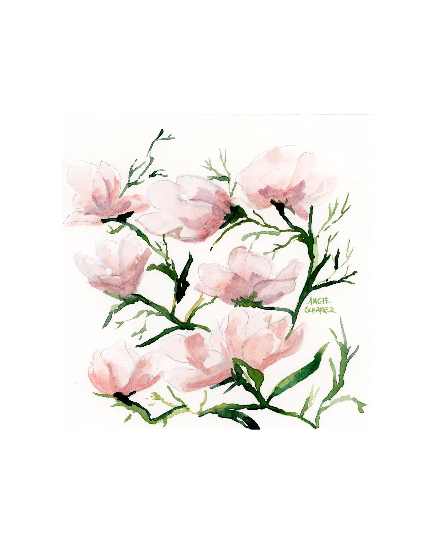 Charleston Magnolia- Original Watercolor