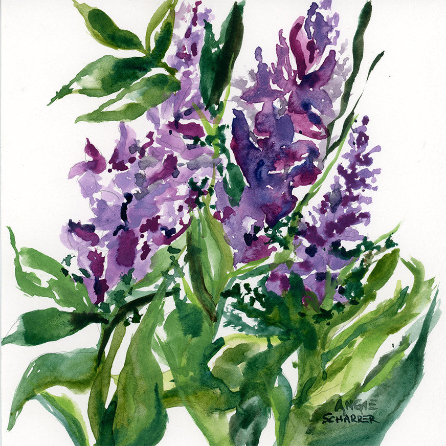Charleston Wisteria- Original Watercolor