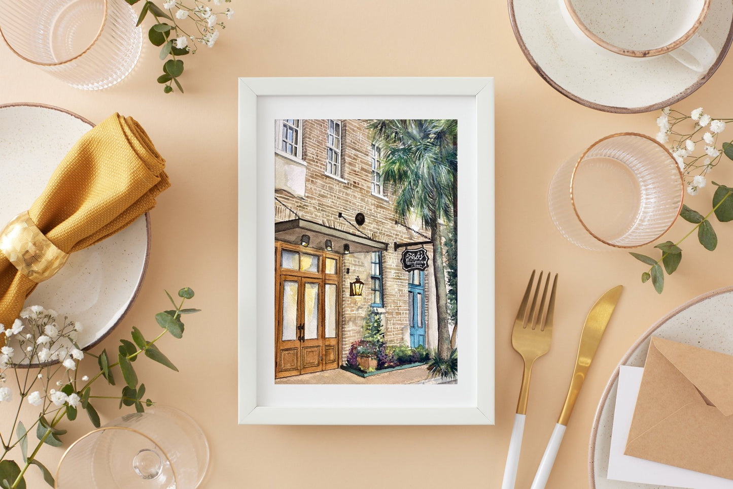 Halls Signature Events, Charleston, SC Giclée Print - Riverlight Art Studio