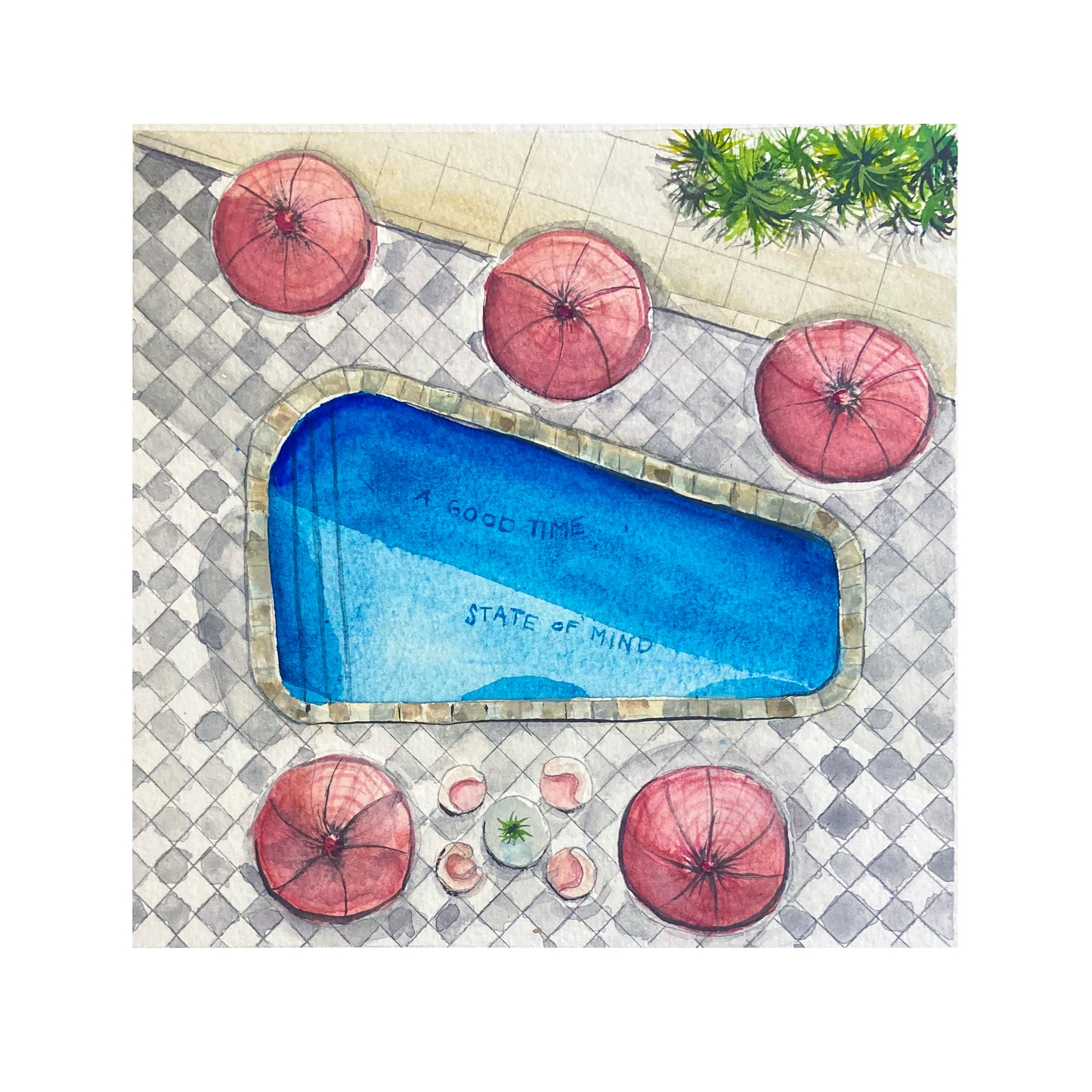 Poolside at Little Palm Bar & Restaurant