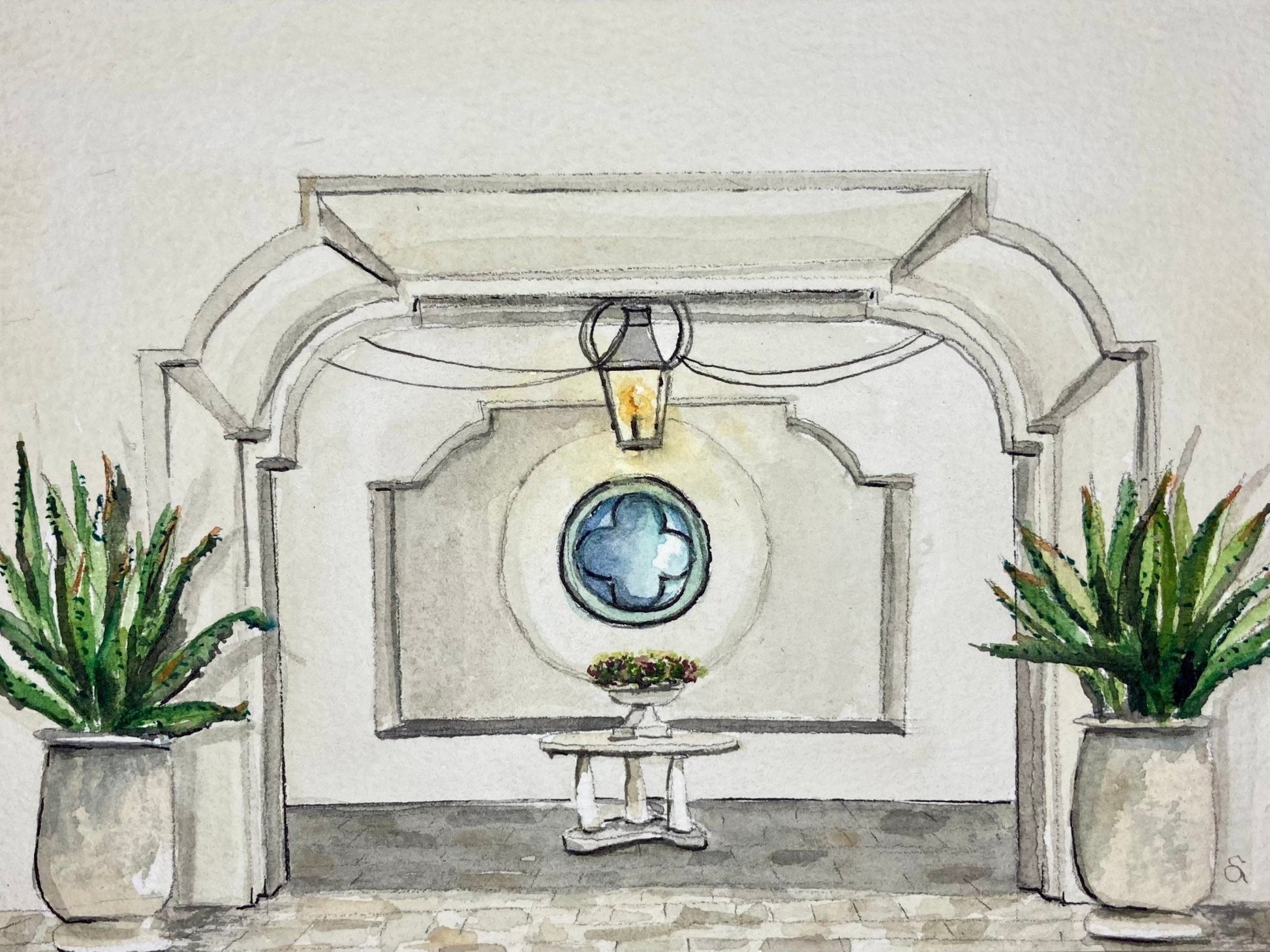 Alys Beach Foyer Original - Riverlight Art Studio