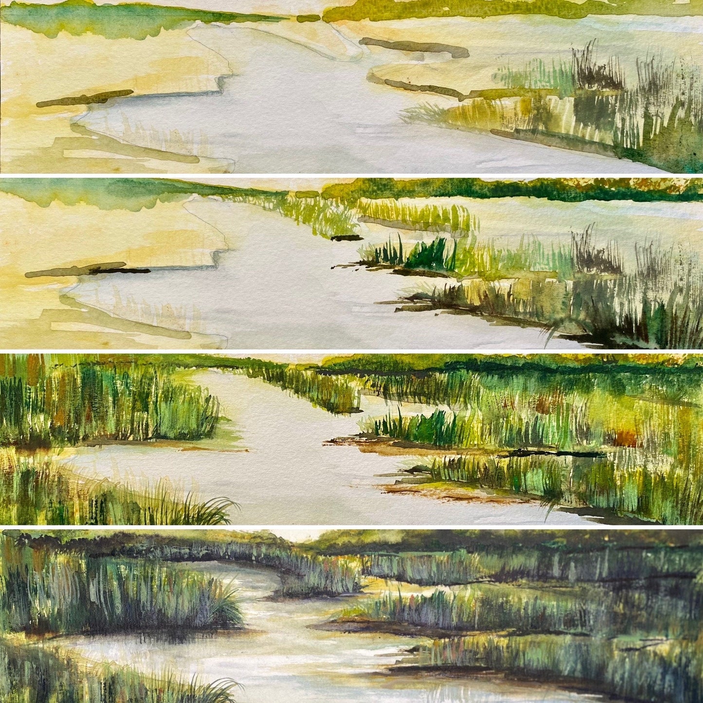 Dusk on The River - Riverlight Art Studio
