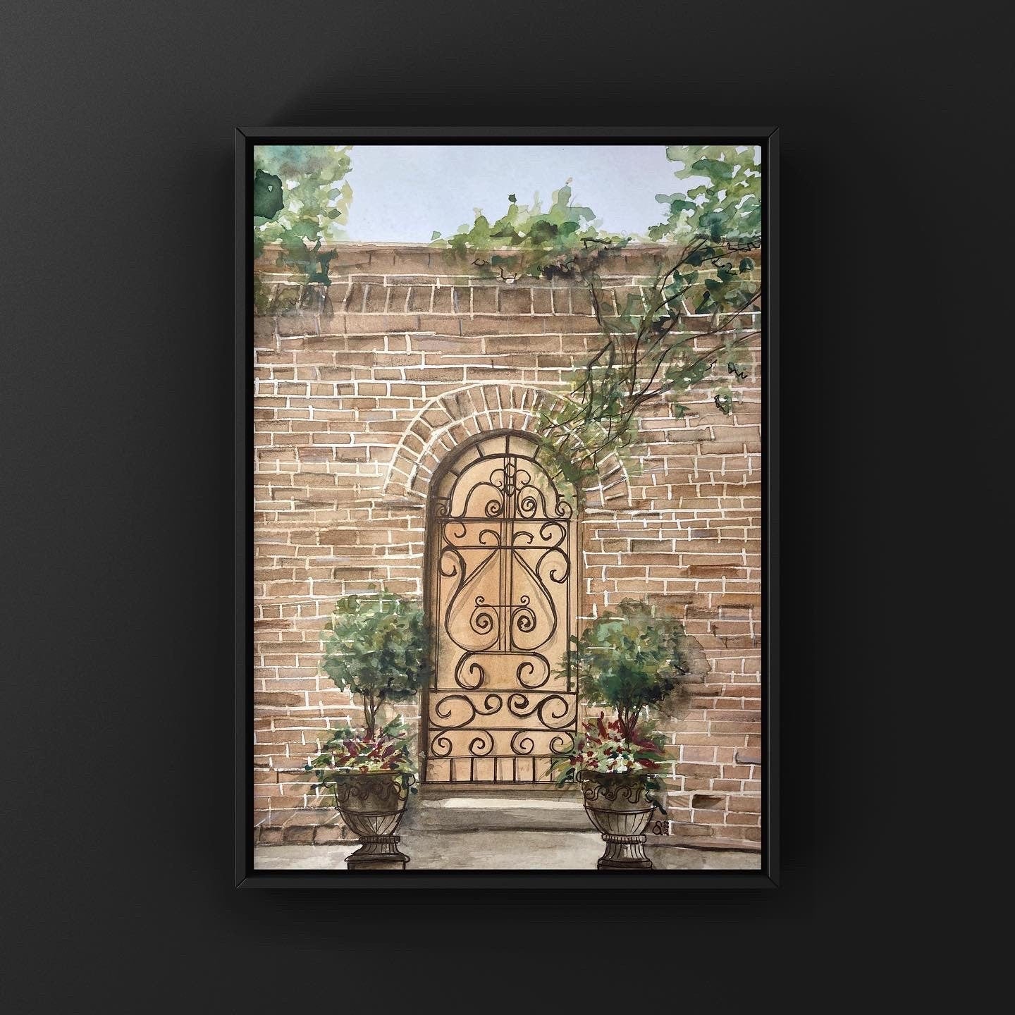 Elliott Street Gate Print - Riverlight Art Studio