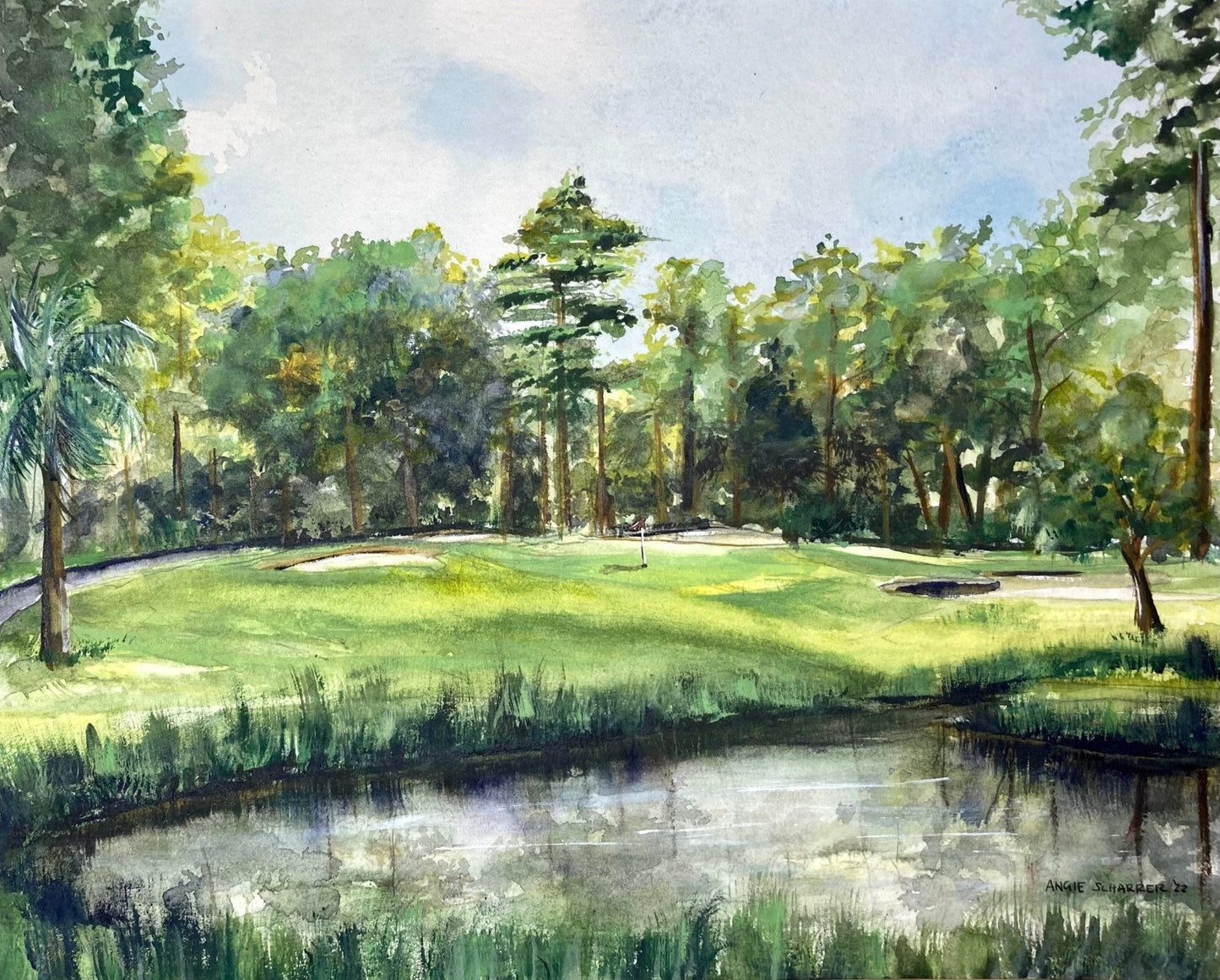 Hole 7, Snee Farm Country Club - Riverlight Art Studio