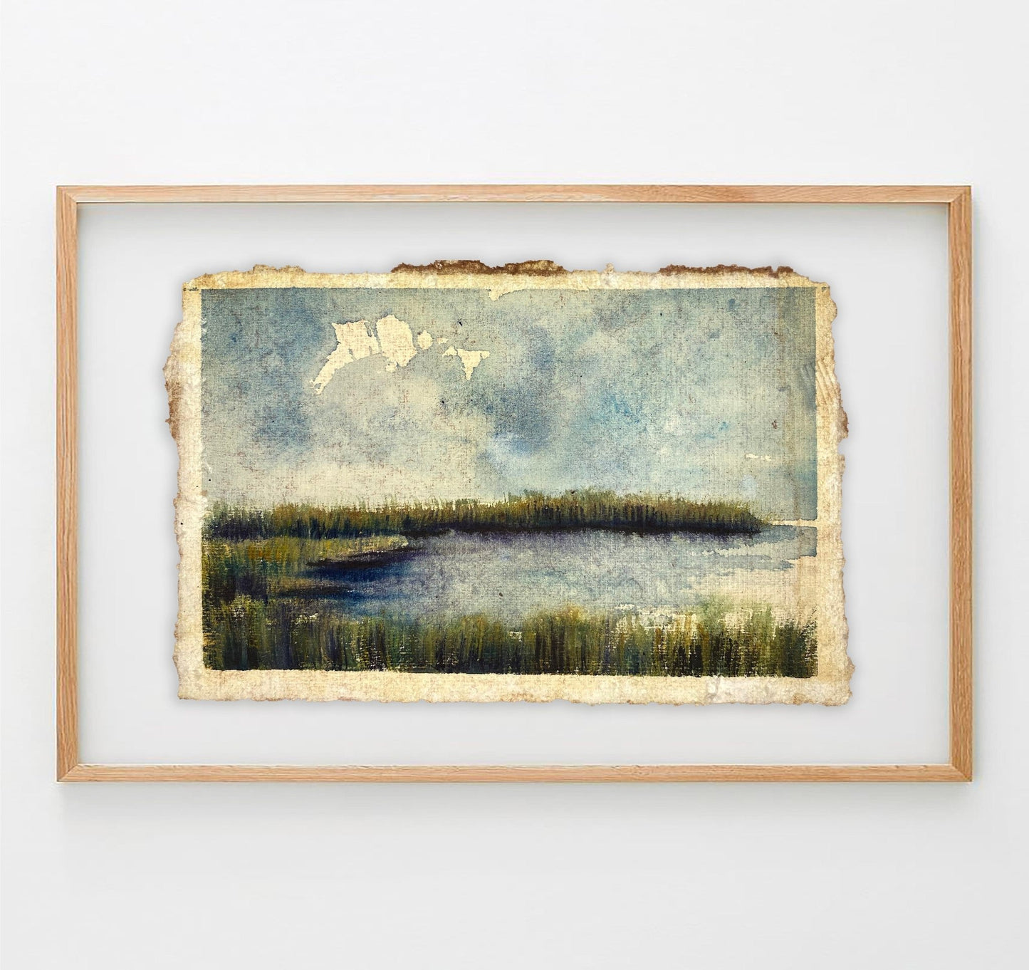 James Island Waterscape Original Watercolor - Riverlight Art Studio