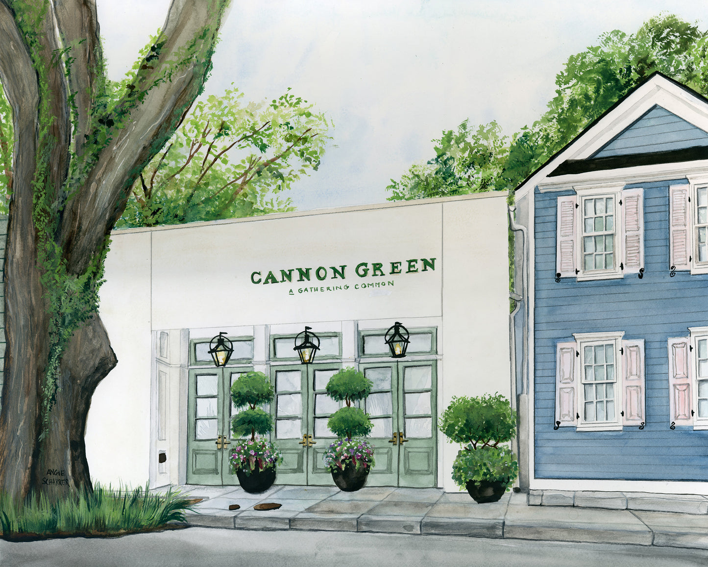 Cannon Green, Giclee Print