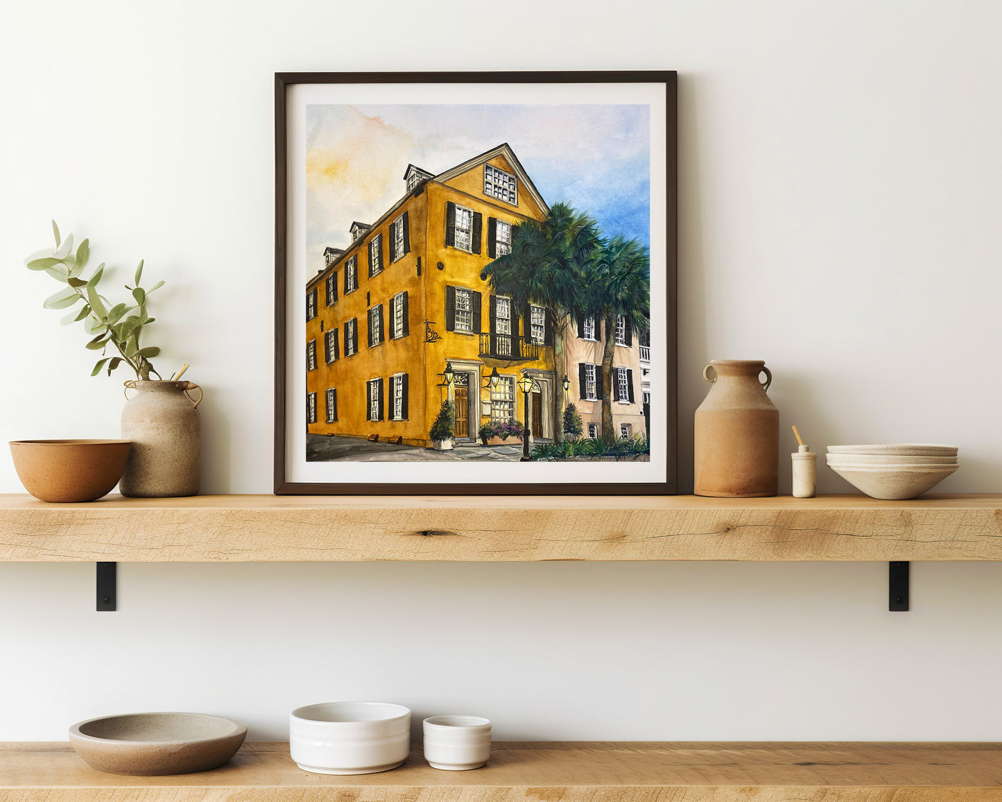 Major Peter Bocquet House- Original Watercolor