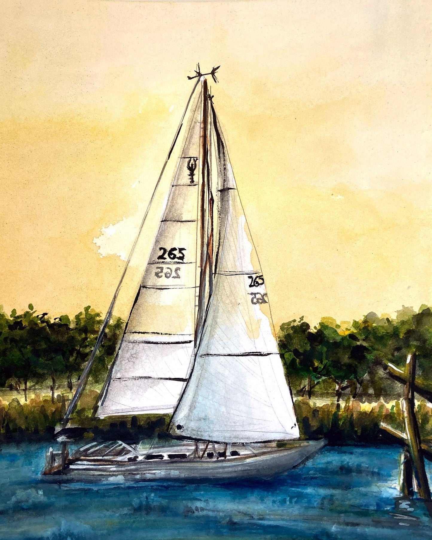 Charleston Sailing - Riverlight Art Studio