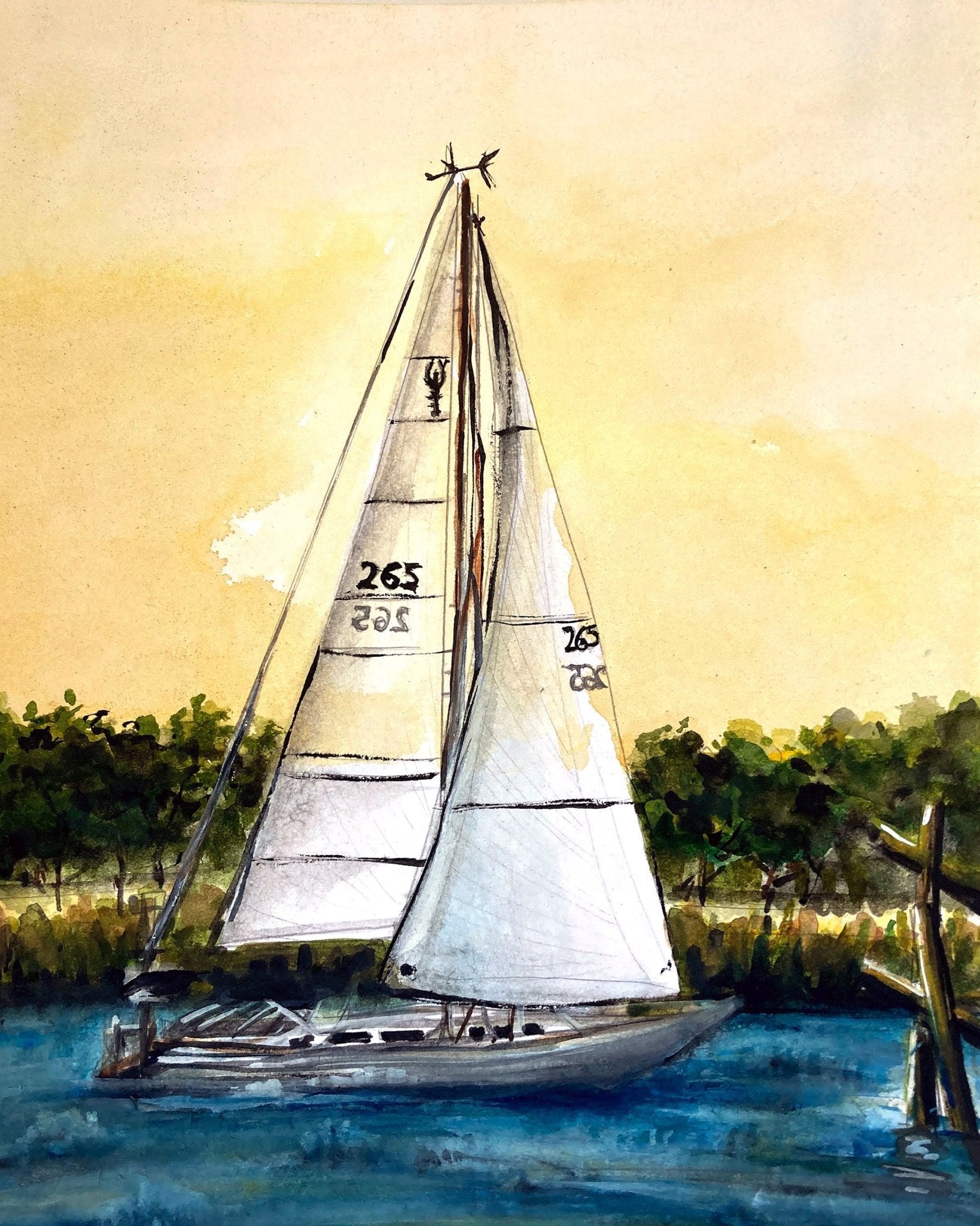 Charleston Sailing - Riverlight Art Studio