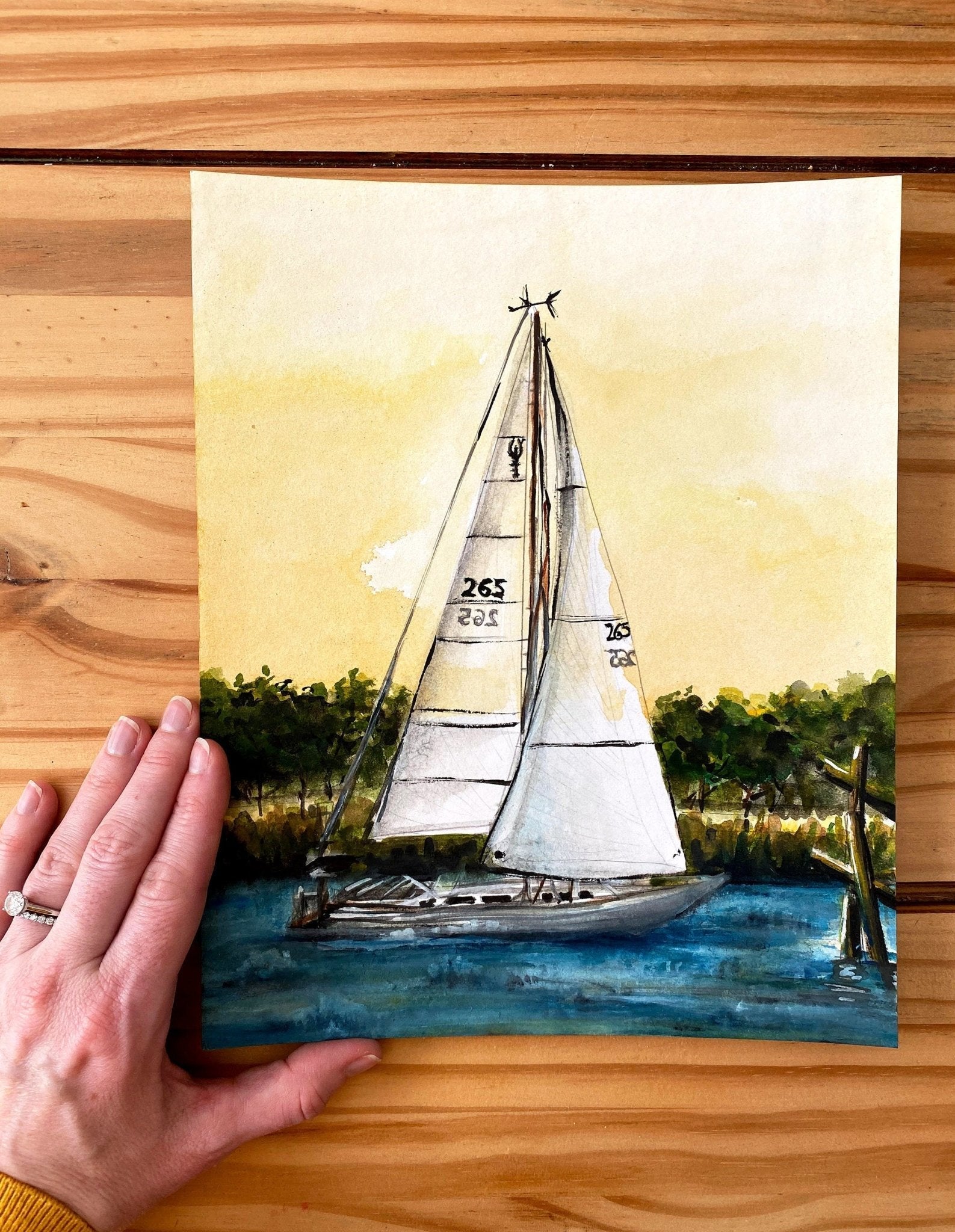 Charleston Sailing - Riverlight Art Studio