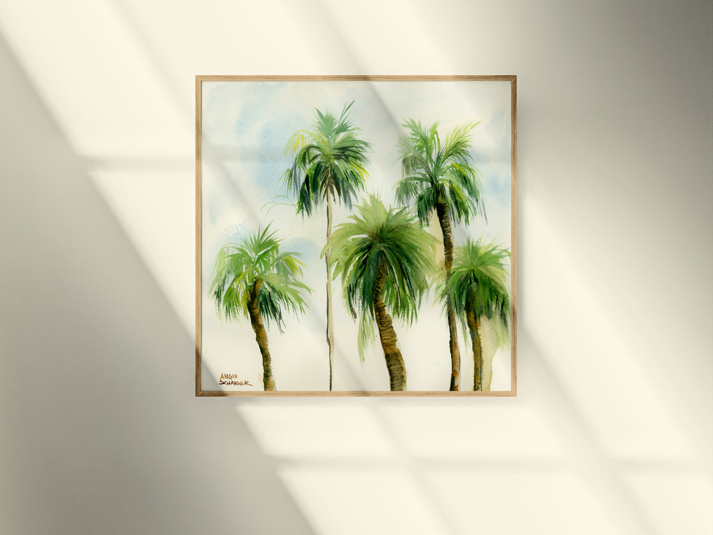 Palmetto Cluster - Original Watercolor