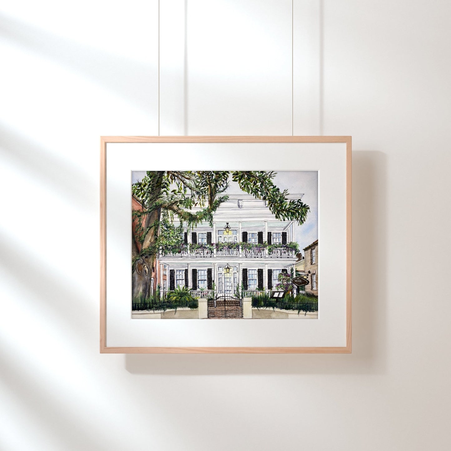 Graham House, Husk Restaurant Giclee Print - Riverlight Art Studio