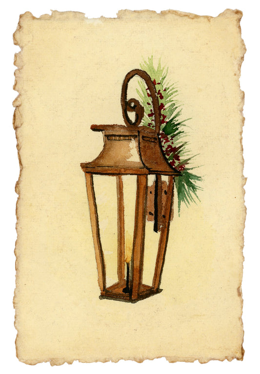 Charleston Lanterns Holiday Greeting Card 5 Pack