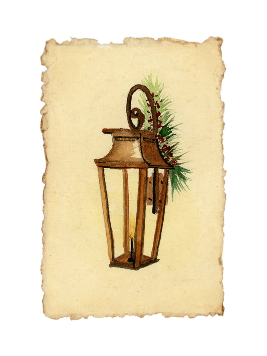 Holiday Italianate Gas Lantern