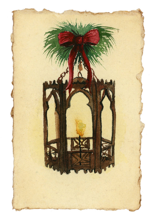 Holiday Hanging Gothic Gas Lantern