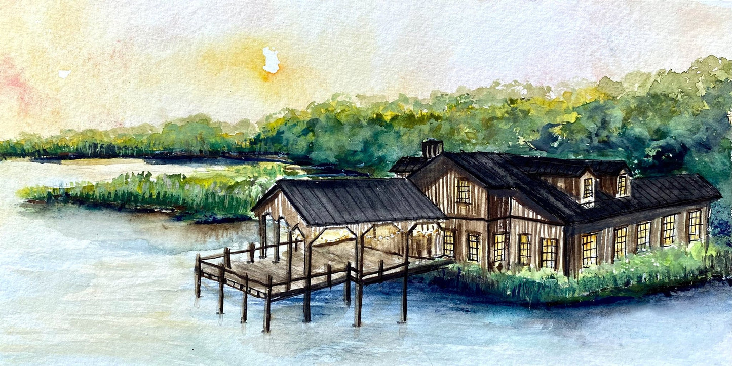 Boone Hall Cotton Dock - Riverlight Art Studio