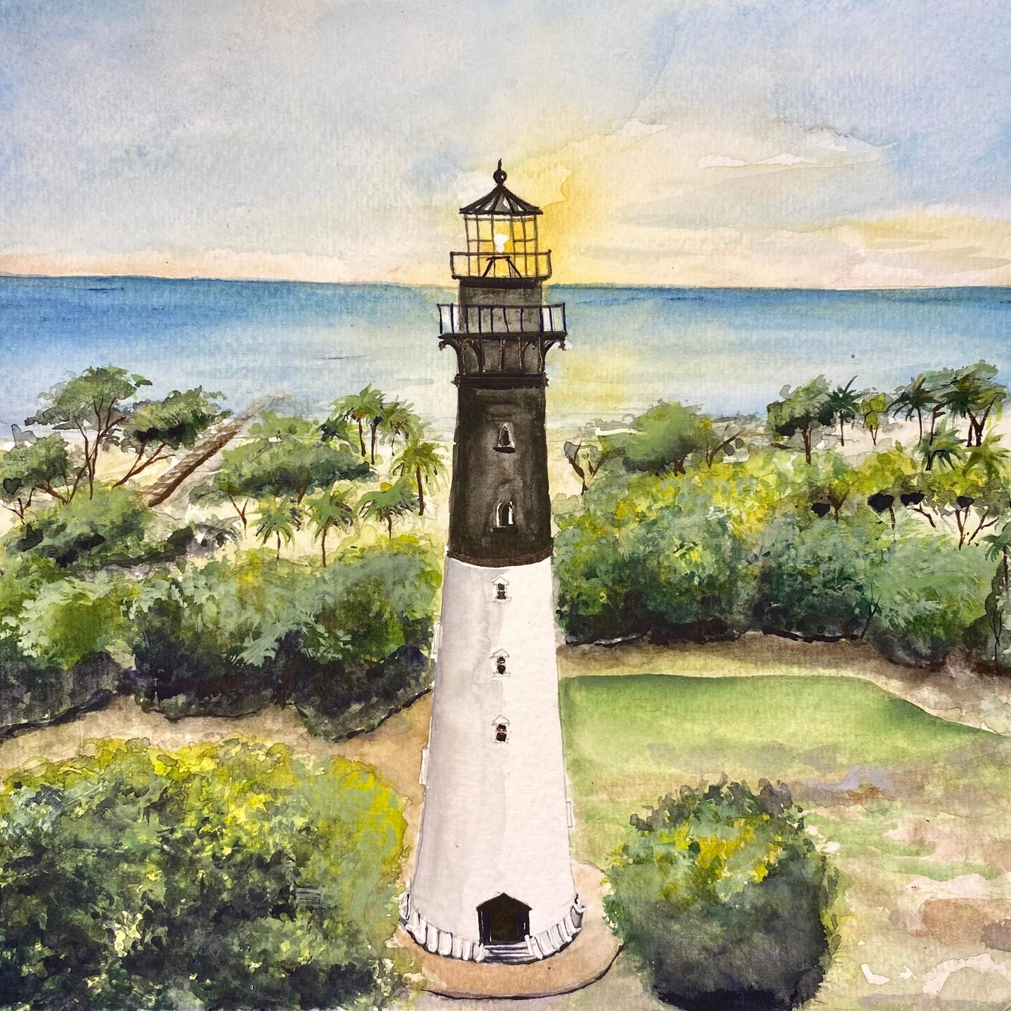 Hunting Island Lighthouse - Riverlight Art Studio