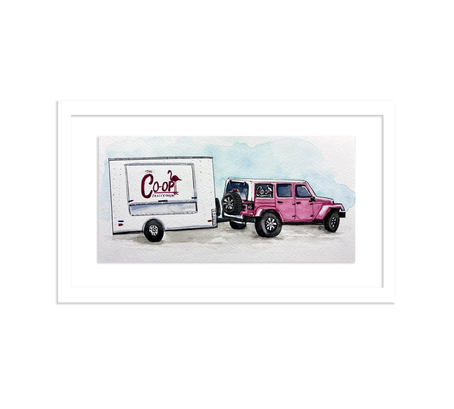The Co-op Frosé and Eatery Original Watercolor