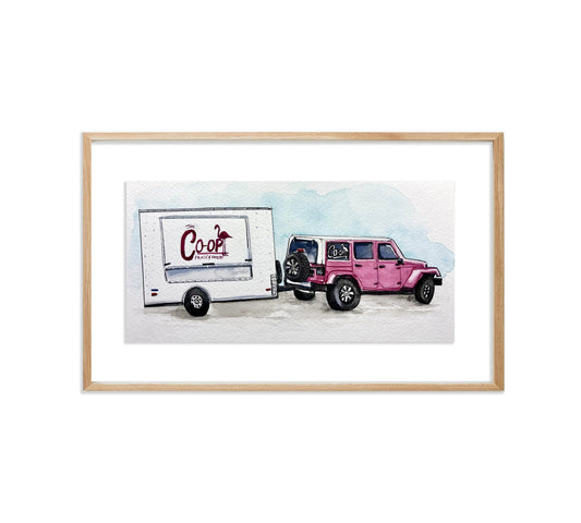 The Co-op Frosé and Eatery Original Watercolor